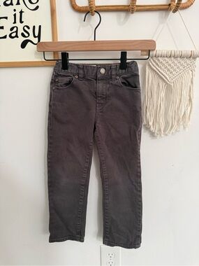 Crewcuts - size 5 - charcoal slim fit denim